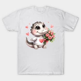 Valentine Love Crocodile T-Shirt